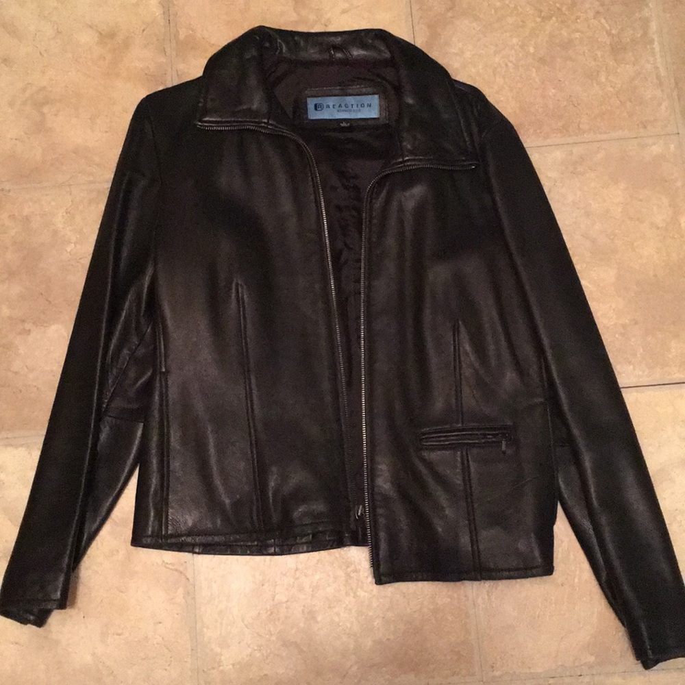 Lightweight leather jacket